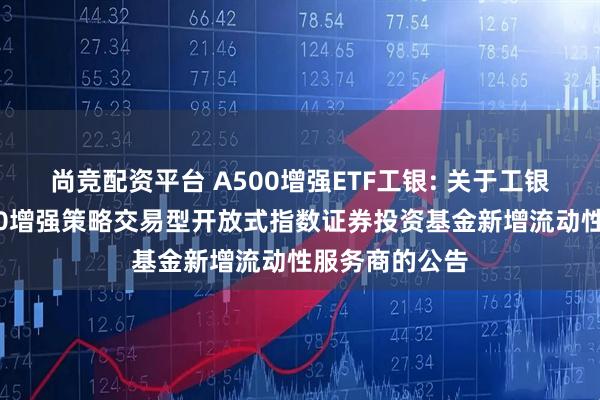 尚竞配资平台 A500增强ETF工银: 关于工银瑞信中证A500增强策略交易型开放式指数证券投资基金新增流动性服务商的公告