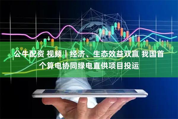 公牛配资 视频｜经济、生态效益双赢 我国首个算电协同绿电直供项目投运